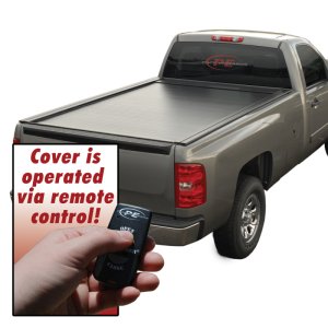 Ram 3500 Retractable Bed Cover - Pace Edwards - Electric Retractable with Explorer Series Rails - Black - 2009